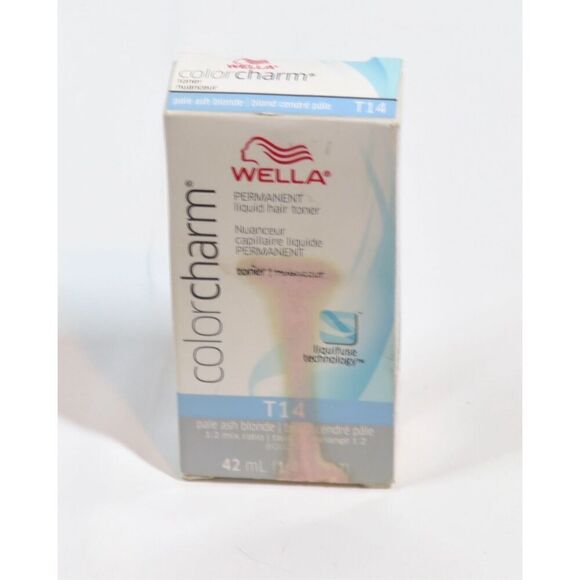 Wella Color Charm Toner T14 Pale Ash Blonde 1.4 Fl oz New in Box - Picture 2 of 3